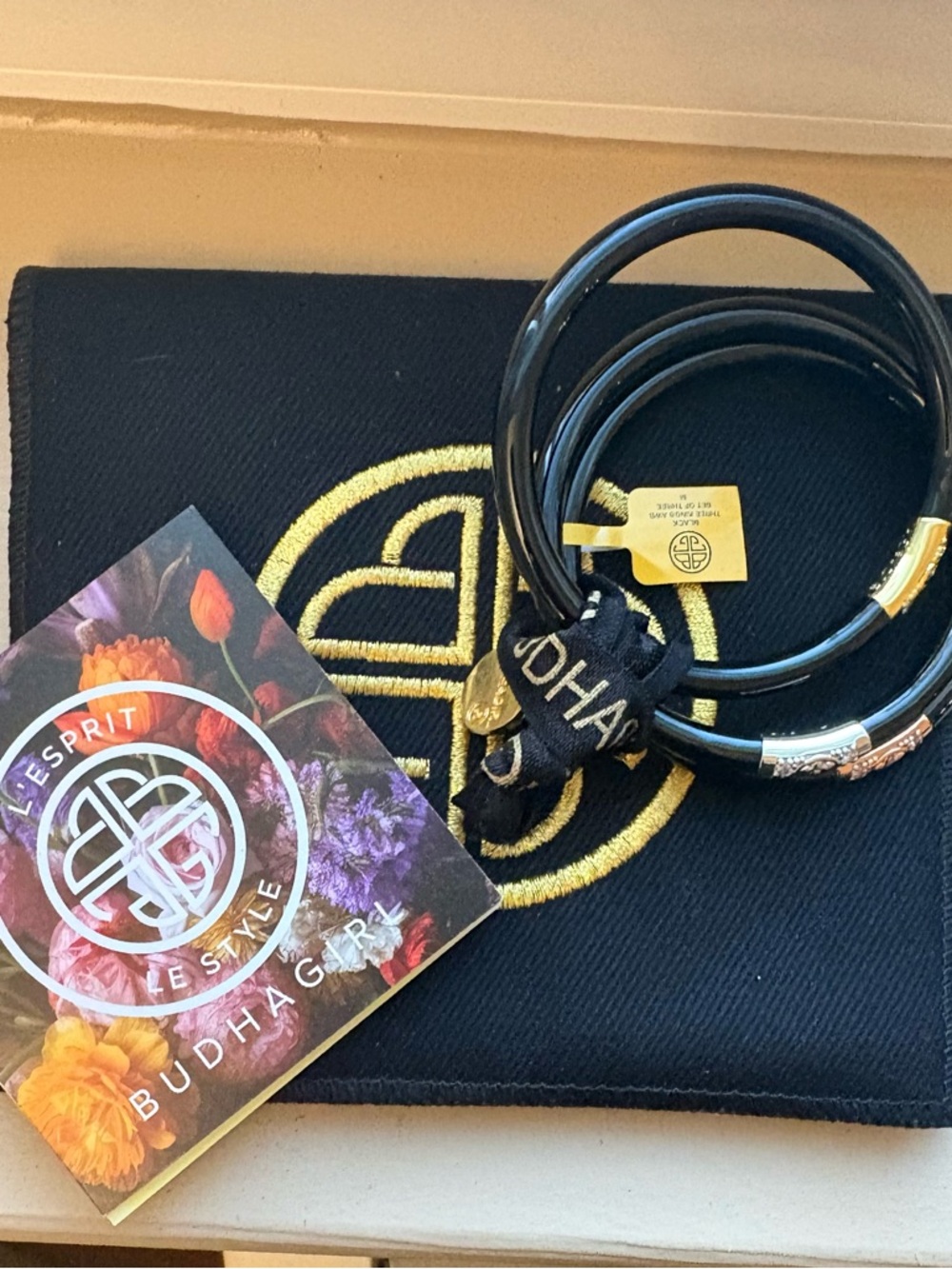 BuDhaGirl’s Black Three Kings All Weather Bangles (AWB) New